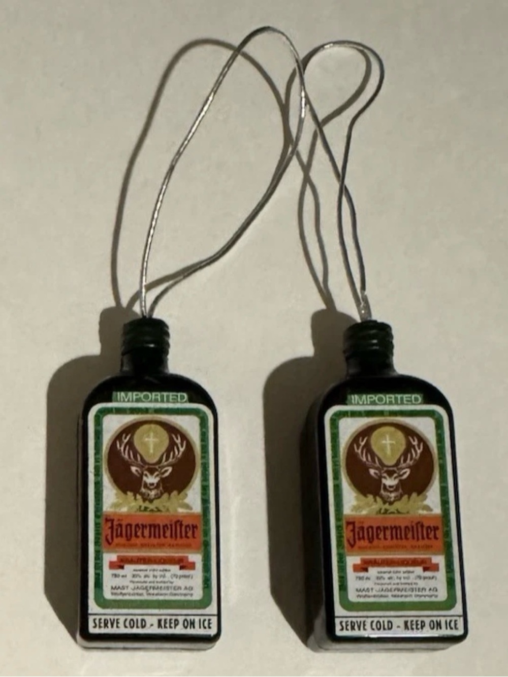 Jagermeister Christmas Ornaments Lot of 2